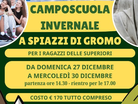 CAMPOSCUOLA INVERNALE SUPERIORI